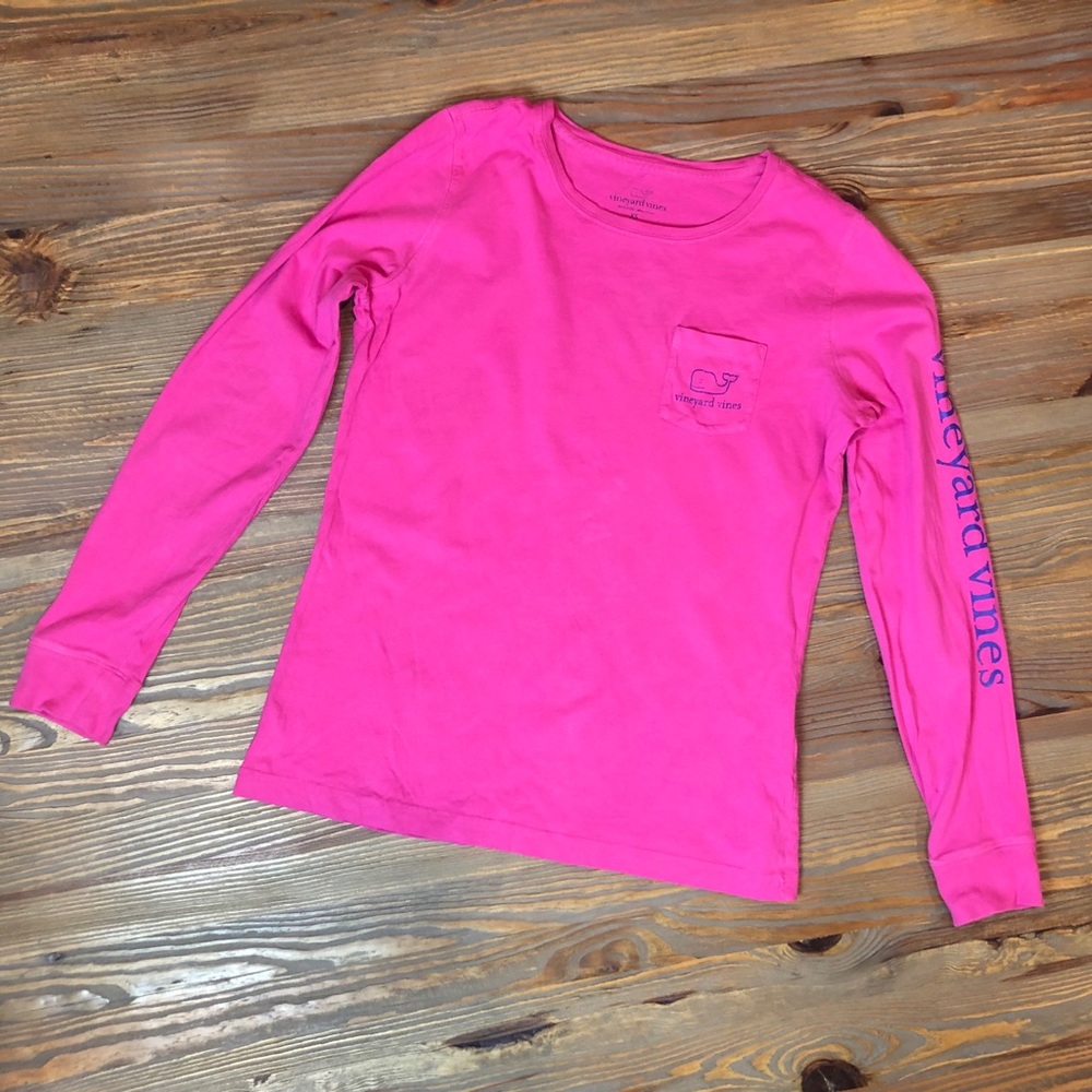Vineyard Vines Long-Sleeve Pocket Tee + Sticker